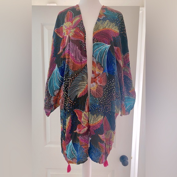 NWOT LA BLANCA Sunlit Soiree Cover-up - Picture 8 of 11